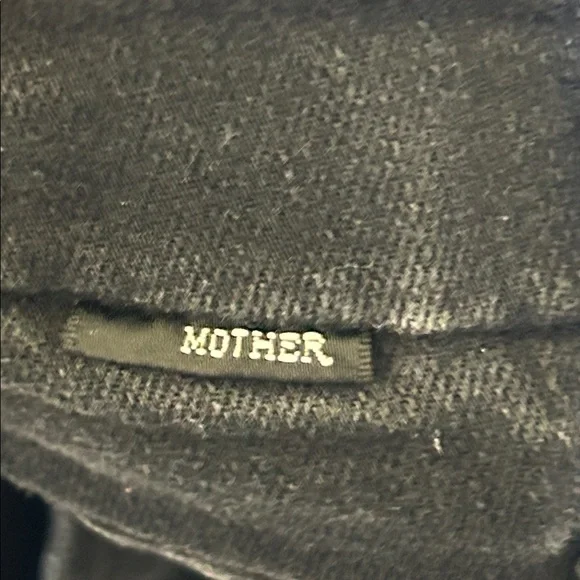 MOTHER THE PIXIE BLACK NOT GUILTY WASH BUTTON FLY SKINNY JEANS SZ 28 - Picture 7 of 13